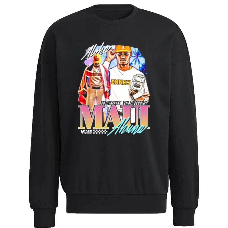 Tennessee-Volunteers-Maui-Ahuna-Baseball-Unisex-Sweatshirt Tennessee Volunteers Maui Ahuna Baseball Unisex Sweatshirt