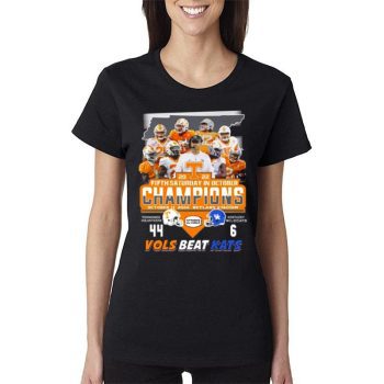 Tennessee Volunteers Team 2022 Fifth Saturday In October Champions Vols Beat Kats 44 6 Women Lady T-Shirt