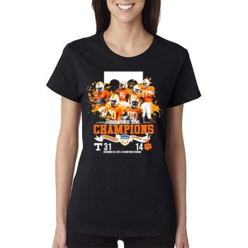 Tennessee Volunteers Team 2022 Orange Bowl Champions Women Lady T-Shirt