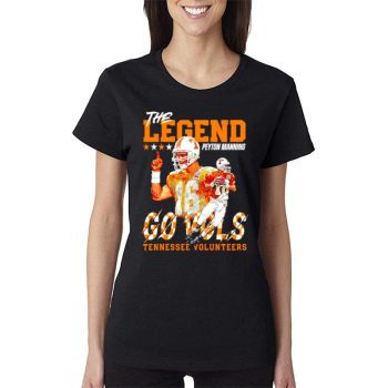 Tennessee Volunteers The Legend Peyton Manning Go Vols Women Lady T-Shirt