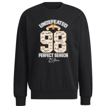 Tennessee Volunteers Undefeated 98 Perfect Season Signatures Unisex Sweatshirt