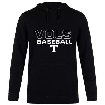 Tennessee Volunteers Vols Baseball Logo Unisex Pullover Hoodie