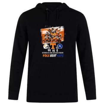 Tennessee Volunteers Vols Beat Kats 44 6 Fifth Saturday In October 2022 Unisex Pullover Hoodie