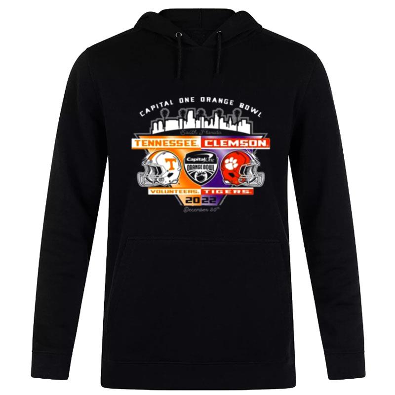 Tennessee-Volunteers-Vs-Clemson-Tigers-Capital-One-Orange-Bowl-South-Florida-2022-Unisex-Pullover-Hoodie Tennessee Volunteers Vs Clemson Tigers Capital One Orange Bowl South Florida 2022 Unisex Pullover Hoodie