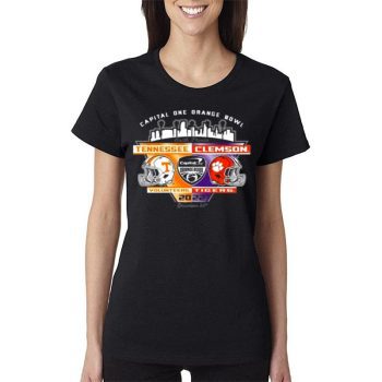 Tennessee Volunteers Vs Clemson Tigers Capital One Orange Bowl South Florida 2022 Women Lady T-Shirt
