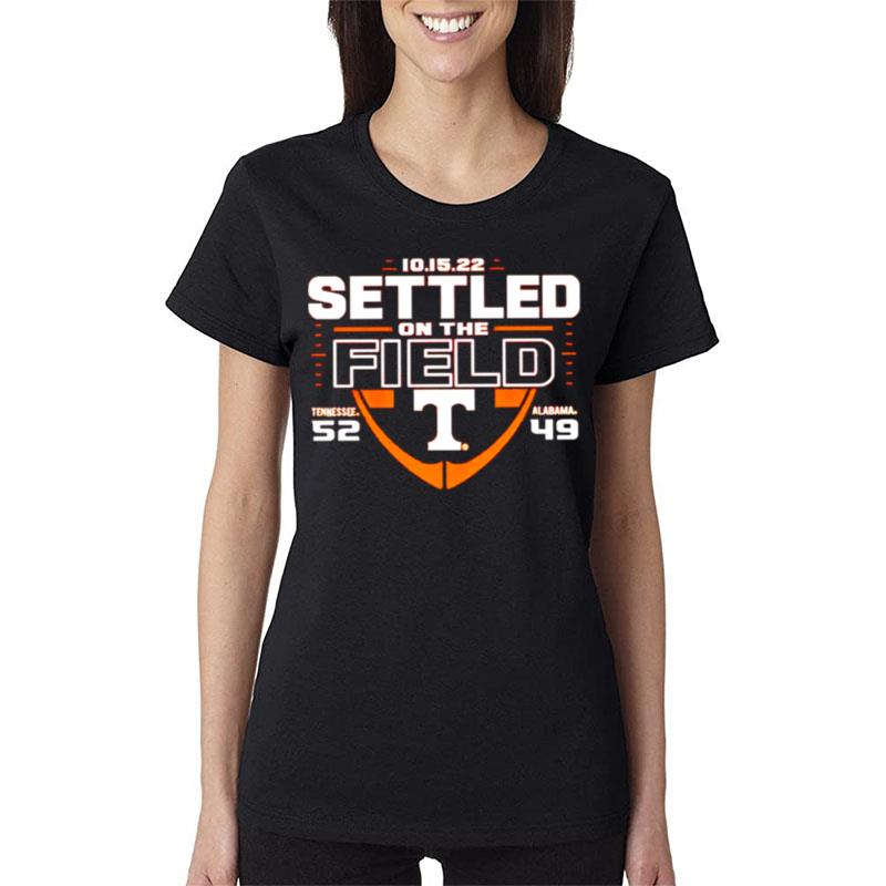Tennessee-Volunteers-Vs.-Alabama-Crimson-Tide-Settled-On-The-Field-Women-Lady-T-Shirt Tennessee Volunteers Vs. Alabama Crimson Tide Settled On The Field Women Lady T-Shirt