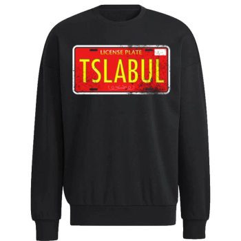 Tesla Bull License Plate Unisex Sweatshirt