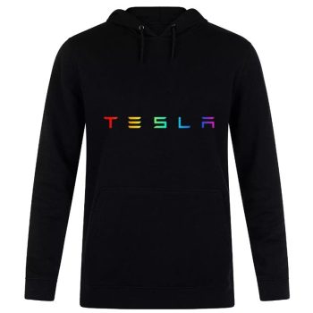 Tesla Pride Logo Unisex Pullover Hoodie