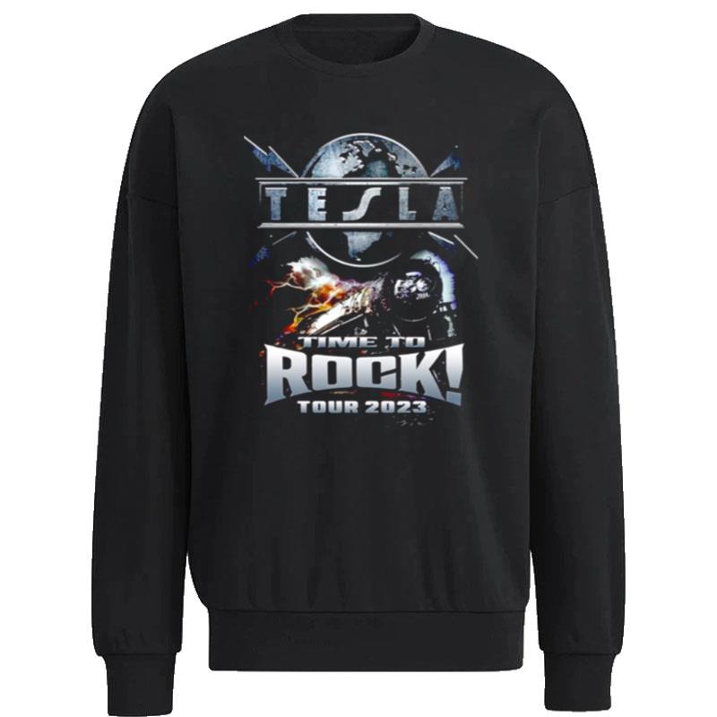 Tesla-Time-To-Rock-Brian1-2023-New-Tour-Unisex-Sweatshirt Tesla Time To Rock Brian1 2023 New Tour Unisex Sweatshirt