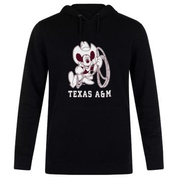Texas A&M Roper Mickey Unisex Pullover Hoodie