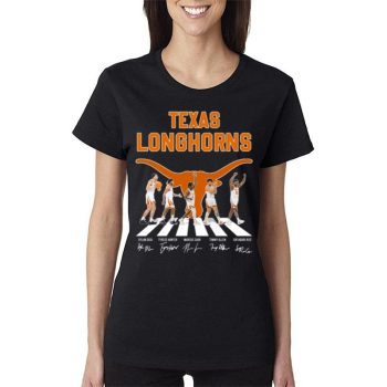 Texas Longhorns Signature Abbey Road Signatures 2023  Women Lady T-Shirt