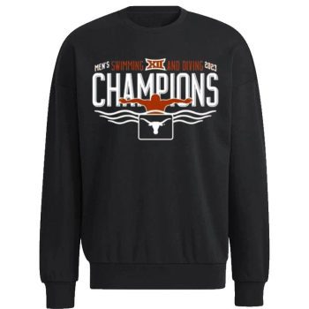 Texas Longhorns  Swimming & Diving 2023 Big 12 Champions Unisex Sweatshirt