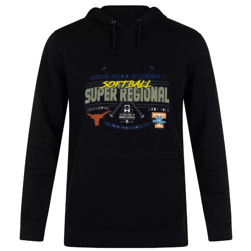 Texas-Longhorns-Vs-Lady-Vols-2023-NCAA-Division-I-Softball-Super-Regional-Unisex-Pullover-Hoodie Texas Longhorns Vs Lady Vols 2023 NCAA Division I Softball Super Regional Unisex Pullover Hoodie