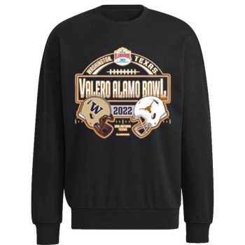 Texas Longhorns Vs Washington Huskies 2022 Alamo Bowl Matchup Unisex Sweatshirt