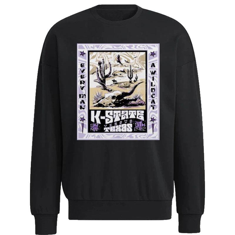 Texas-Longhorns-Vs.-Kansas-State-Wildcats-2022-Game-Day-Matchup-Unisex-Sweatshirt Texas Longhorns Vs. Kansas State Wildcats 2022 Game Day Matchup Unisex Sweatshirt