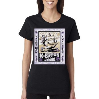 Texas Longhorns Vs. Kansas State Wildcats 2022 Game Day Matchup Women Lady T-Shirt