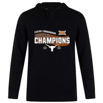 Texas Longhorns Xii Women's Volleyball Conference Champions 2022 Unisex Pullover Hoodie
