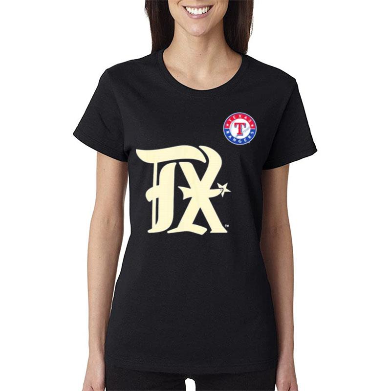Texas-Rangers-New-Era-2023-City-Connect-Plus-Women-Lady-T-Shirt Texas Rangers New Era 2023 City Connect Plus Women Lady T-Shirt