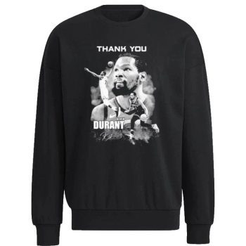 Thank You Kevin Durant Brooklyn Nets Legend Player Signatures Unisex Sweatshirt