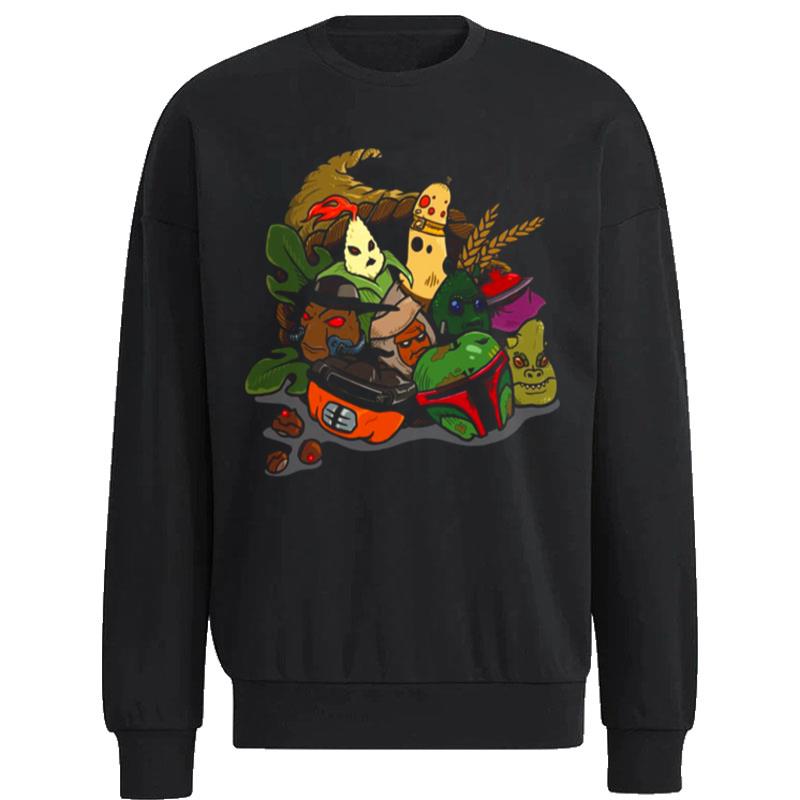 Thanksgiving-Bounty-Hunters-Star-Wars-Unisex-Sweatshirt Thanksgiving Bounty Hunters Star Wars Unisex Sweatshirt
