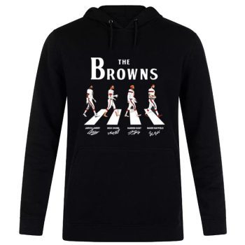 The Cleveland Browns Abbey Road Signatures Unisex Pullover Hoodie