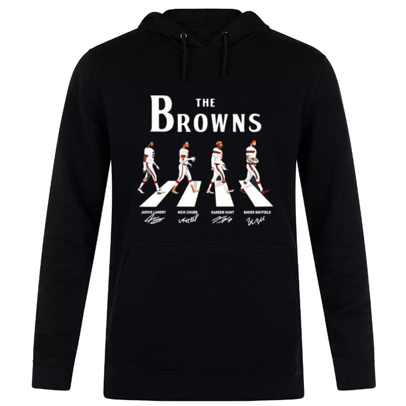 The-Cleveland-Browns-Abbey-Road-Signatures-Unisex-Pullover-Hoodie The Cleveland Browns Abbey Road Signatures Unisex Pullover Hoodie