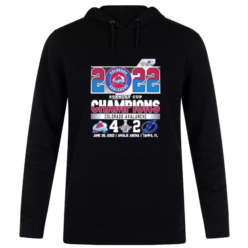 The-Colorado-Avalanche-2022-Stanley-Cup-Champions-Avalanche-4-2-Lightning-Unisex-Pullover-Hoodie The Colorado Avalanche 2022 Stanley Cup Champions Avalanche 4 2 Lightning Unisex Pullover Hoodie