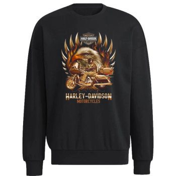The Eagle Symbol Harley Davidson Retro Motorcycles Unisex Sweatshirt