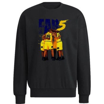 The Fab 5 Michigan Wolverines Basketball Unisex Sweatshirt