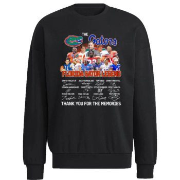 The Florida Gators Legend Thank You For The Memories Signatures Unisex Sweatshirt
