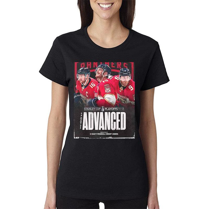 The-Florida-Panthers-Complete-The-Series-Sweep-And-Are-Off-To-The-Nhl-Stanley-Cup-Final-Women-Lady-T-Shirt The Florida Panthers Complete The Series Sweep And Are Off To The Nhl Stanley Cup Final Women Lady T-Shirt