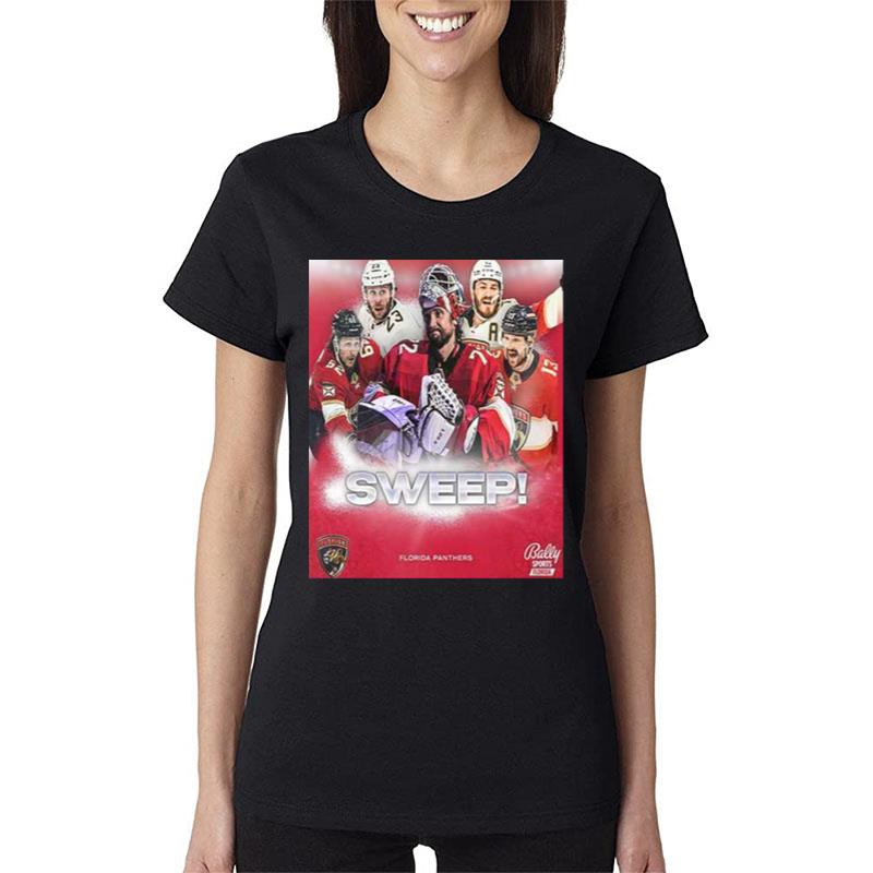 The-Florida-Panthers-Really-Pulled-Off-A-Sweep-Stanley-Cup-Finals-In-The-2023-Nhl-Women-Lady-T-Shirt The Florida Panthers Really Pulled Off A Sweep Stanley Cup Finals In The 2023 Nhl Women Lady T-Shirt