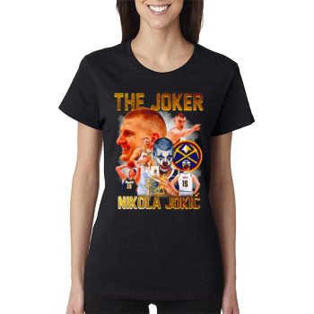 The Joker Nikola Jokic Denver Nuggets Signatures Women Lady T-Shirt