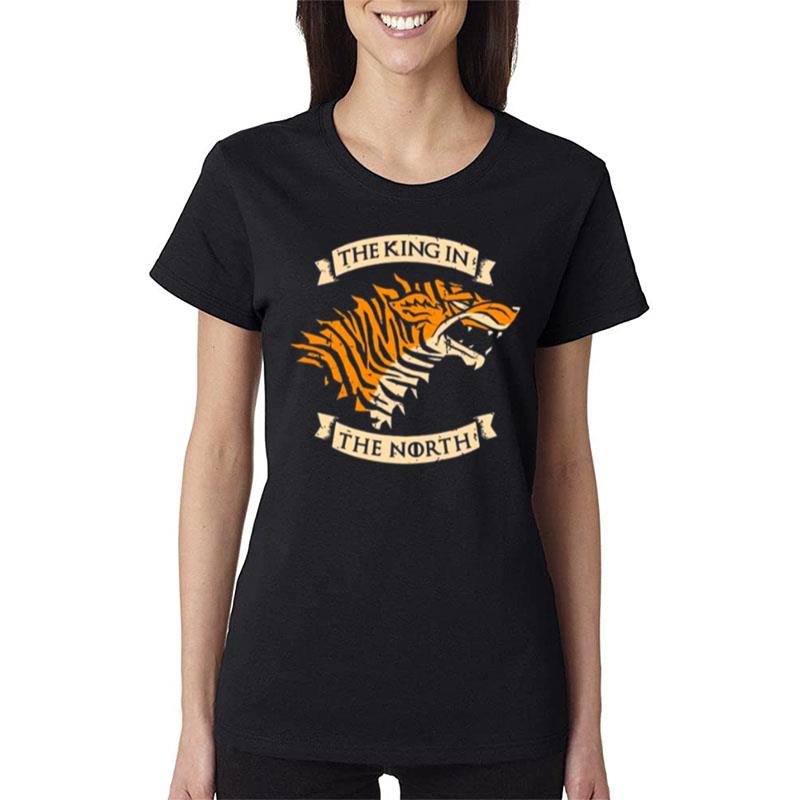 The-King-In-The-North-Cincinnati-Bengals-Women-Lady-T-Shirt The King In The North Cincinnati Bengals Women Lady T-Shirt