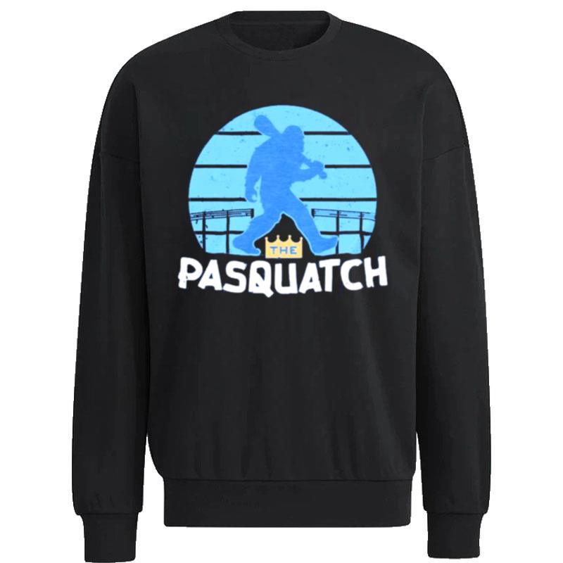 The-King-Pasquatch-Vinnie-Pasquantino-Kansas-City-Royals-Unisex-Sweatshirt The King Pasquatch Vinnie Pasquantino Kansas City Royals Unisex Sweatshirt