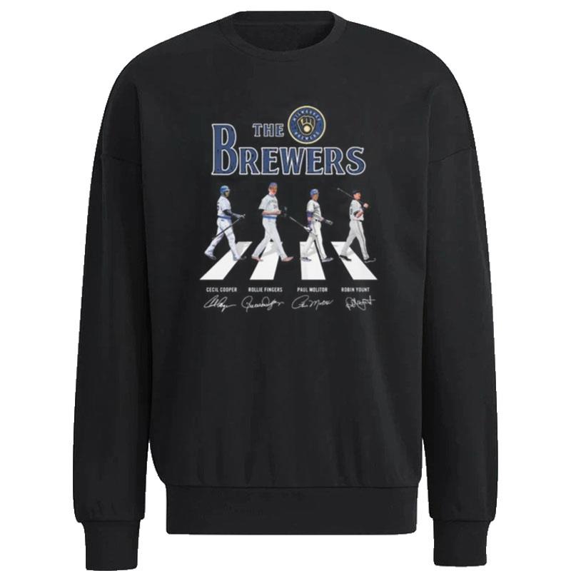 The-Milwaukee-Brewers-Baseball-2023-Abbey-Road-Signatures-Unisex-Sweatshirt The Milwaukee Brewers Baseball 2023 Abbey Road Signatures Unisex Sweatshirt