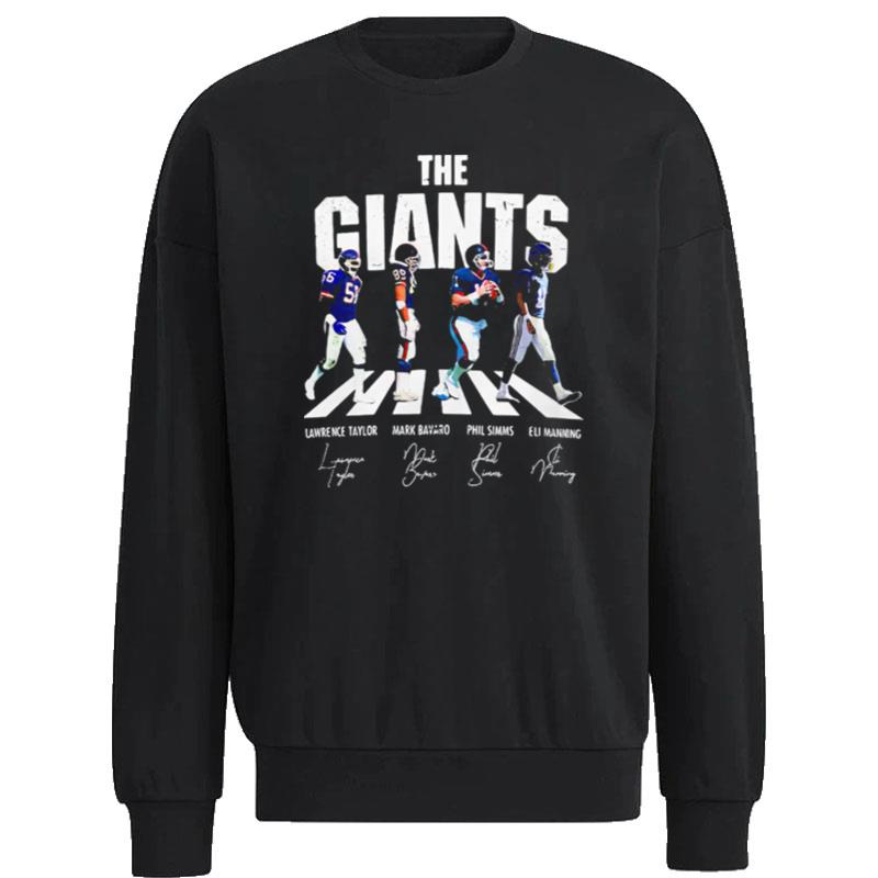 The-New-York-Giants-Football-Team-Abbey-Road-Signatures-Unisex-Sweatshirt The New York Giants Football Team Abbey Road Signatures Unisex Sweatshirt