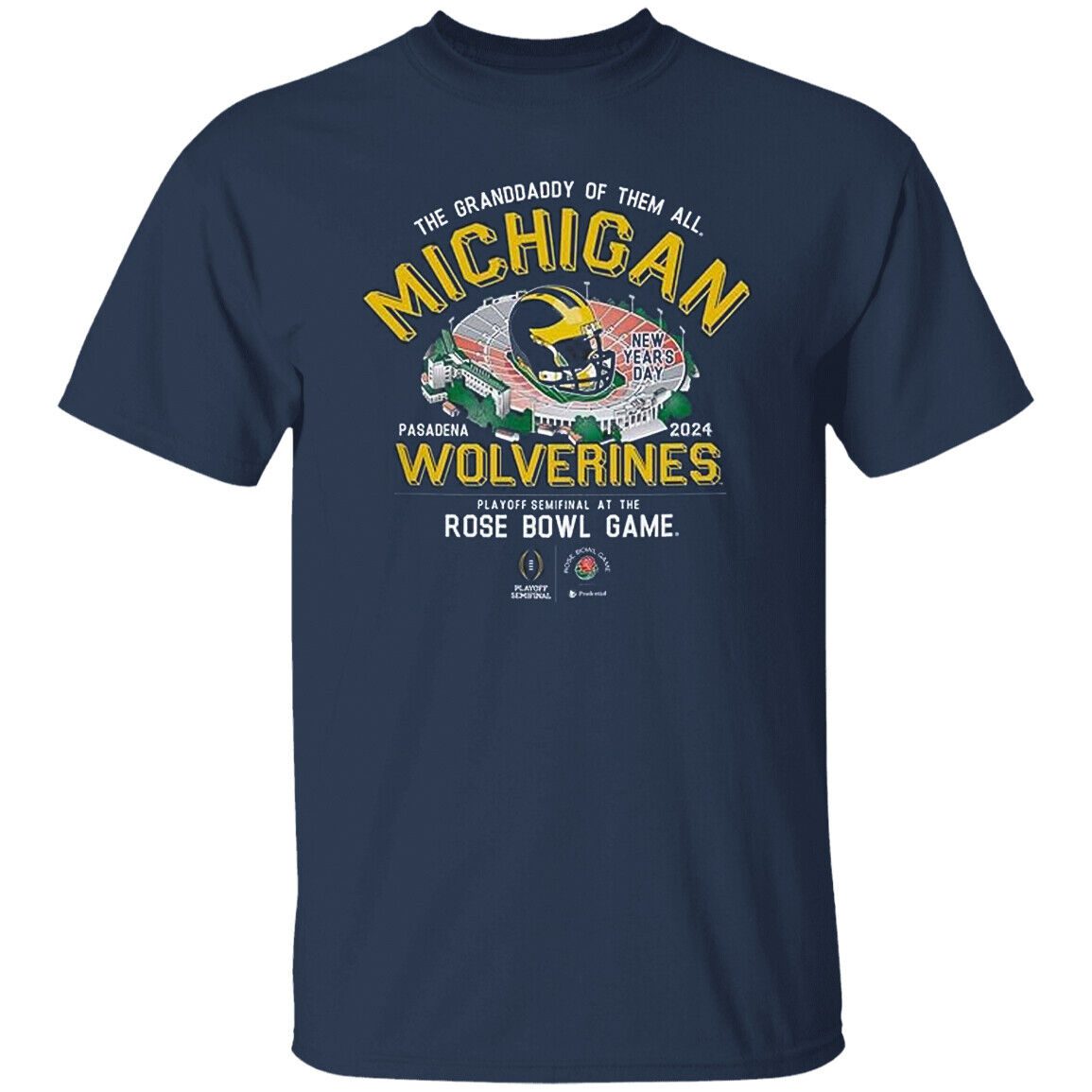 The-Victory-2024-Rose-Bowl-Game-Day-College-Football-Unisex-T-Shirt The Victory 2024 Rose Bowl Game Day College Football Unisex T-Shirt