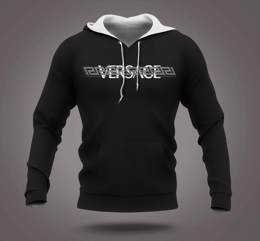 Versace-Luxury-Usinex-3D-Pullover-Hoodie-IHT2708 Versace Luxury Usinex 3D Pullover Hoodie IHT2708