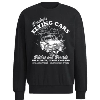 Weasley Flying Cars Harry Potter Unisex Sweatshirt