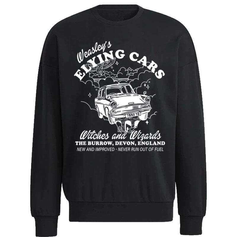 Weasley-Flying-Cars-Harry-Potter-Unisex-Sweatshirt Weasley Flying Cars Harry Potter Unisex Sweatshirt