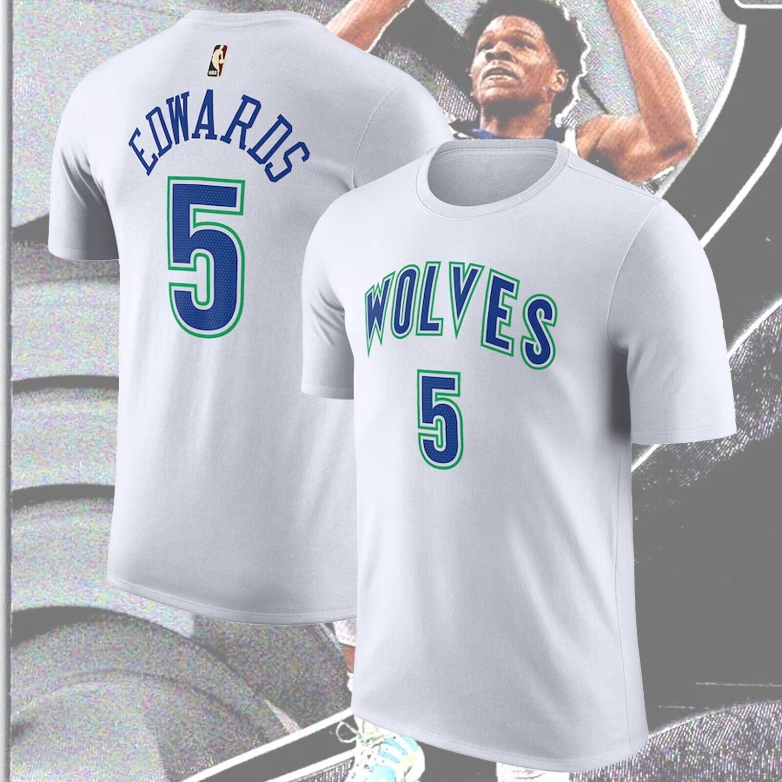 Anthony-Edwards-Minnesota-Basketball-Player-Name-Number-Unisex-T-Shirt Anthony Edwards Minnesota Basketball Player Name & Number Unisex T-Shirt