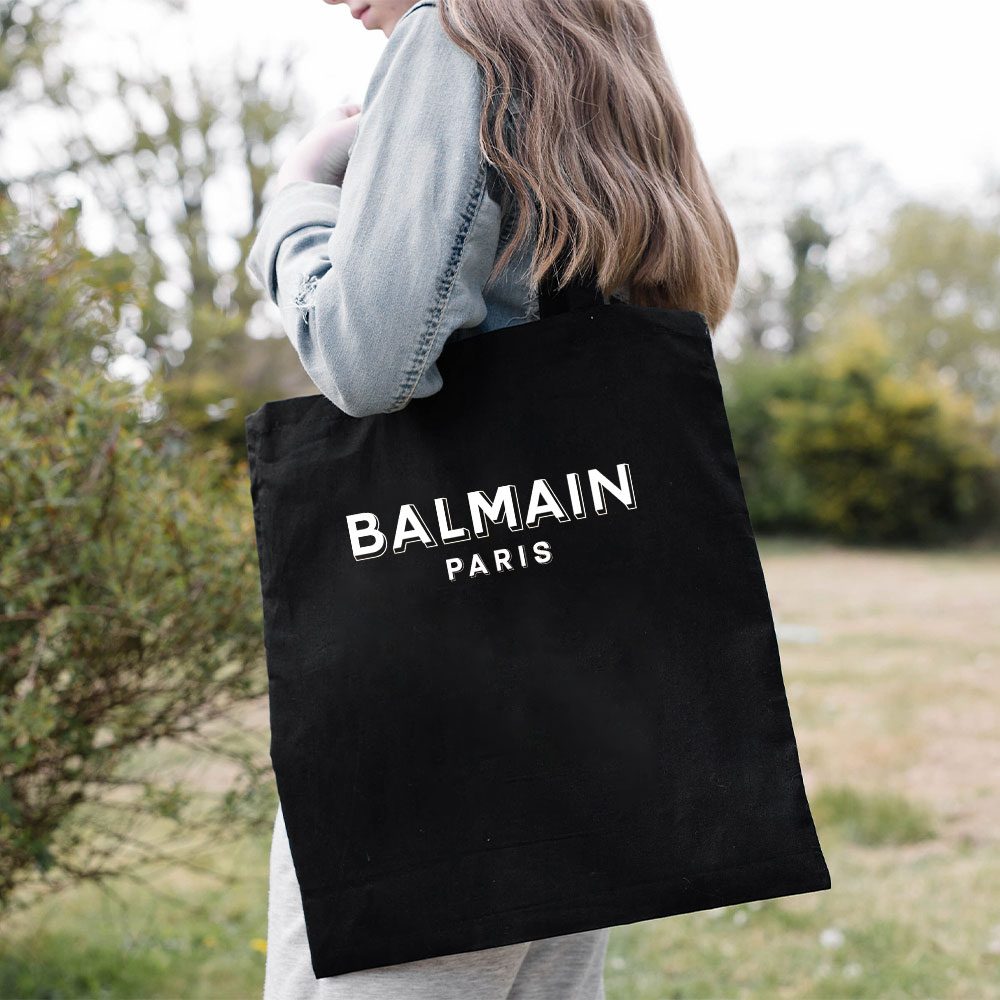 Balmain-Paris-Logo-Cotton-Canvas-Tote-Bag-TTB1045-1