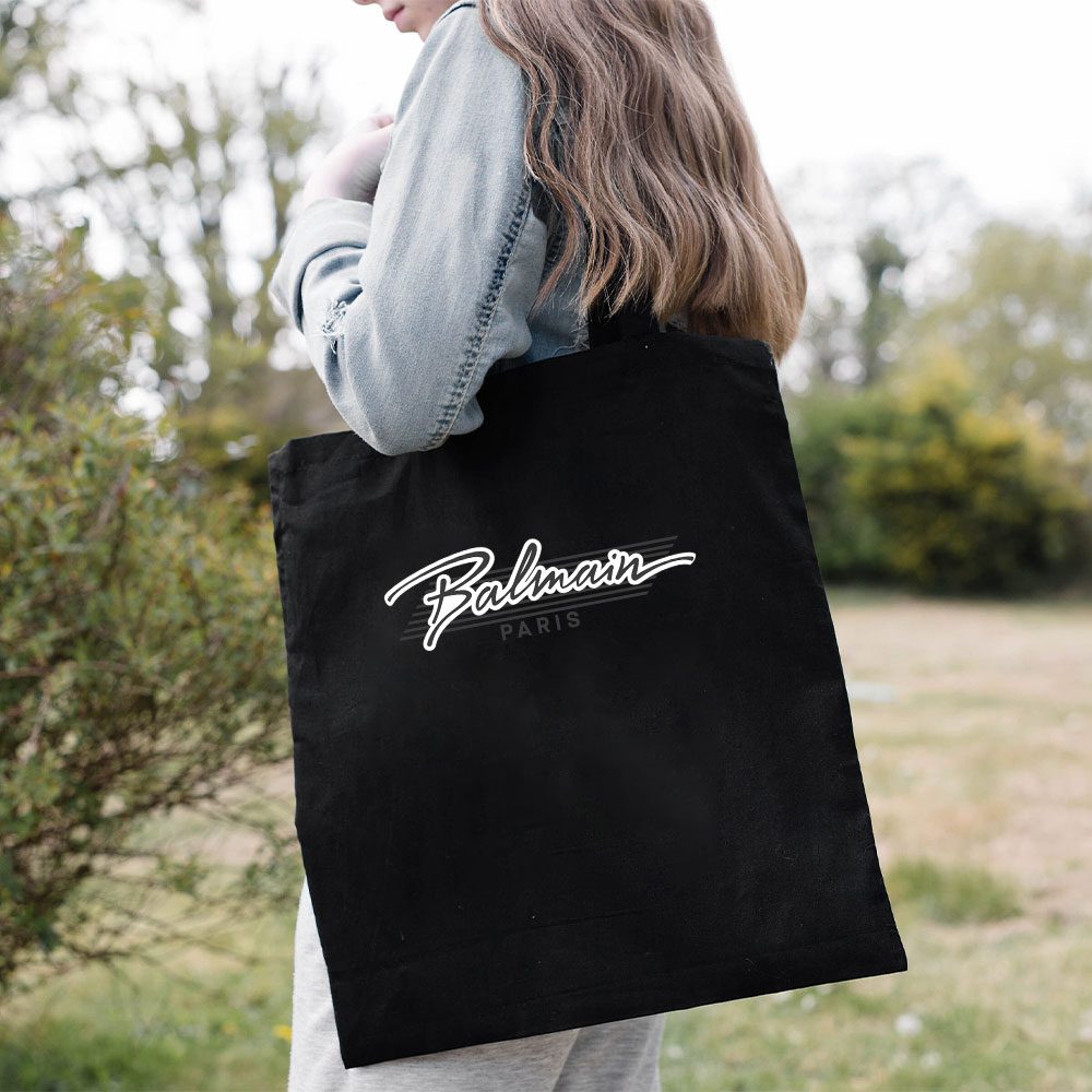 Balmain-Paris-Logo-Cotton-Canvas-Tote-Bag-TTB1046-2