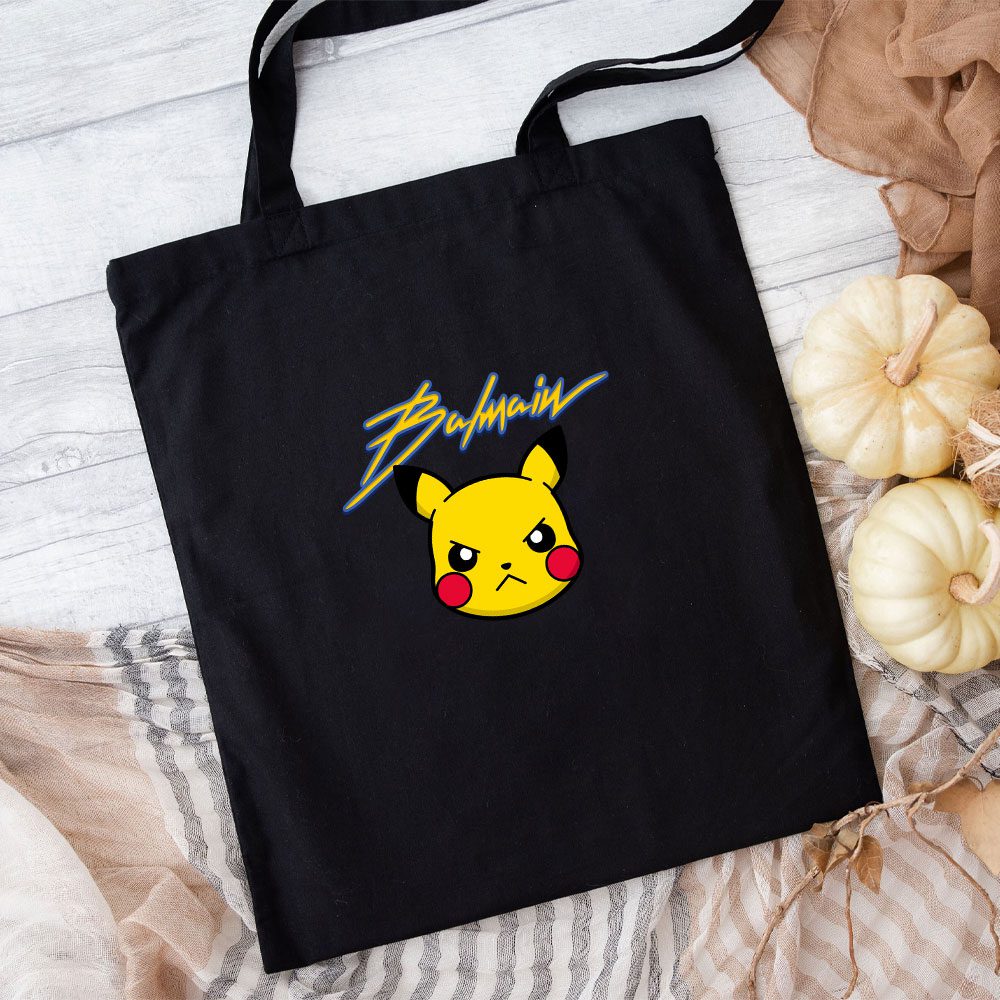 Balmain-X-Pokemon-Cotton-Canvas-Tote-Bag-TTB1051-1