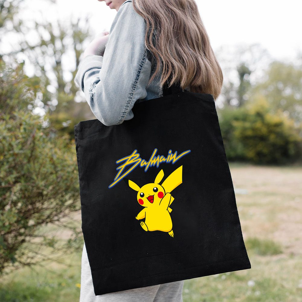 Balmain-X-Pokemon-Cotton-Canvas-Tote-Bag-TTB1053-2