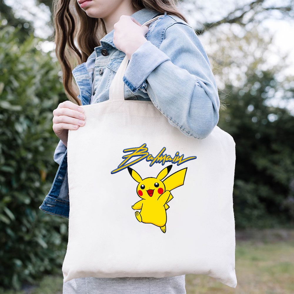 Balmain-X-Pokemon-Cotton-Canvas-Tote-Bag-TTB1053-3