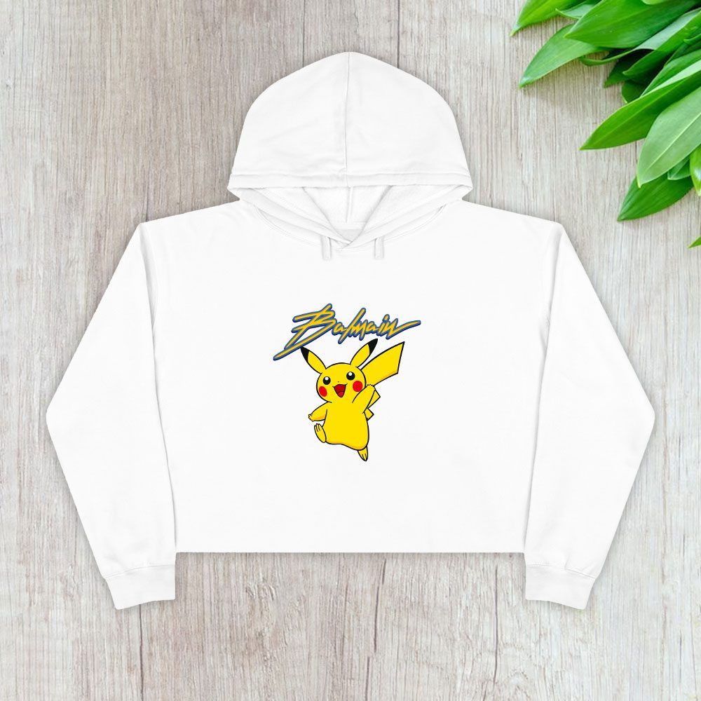 Balmain-X-Pokemon-Crop-Pullover-Hoodie-For-Lady-CPH1053 Balmain X Pokemon Crop Pullover Hoodie For Lady CPH1053