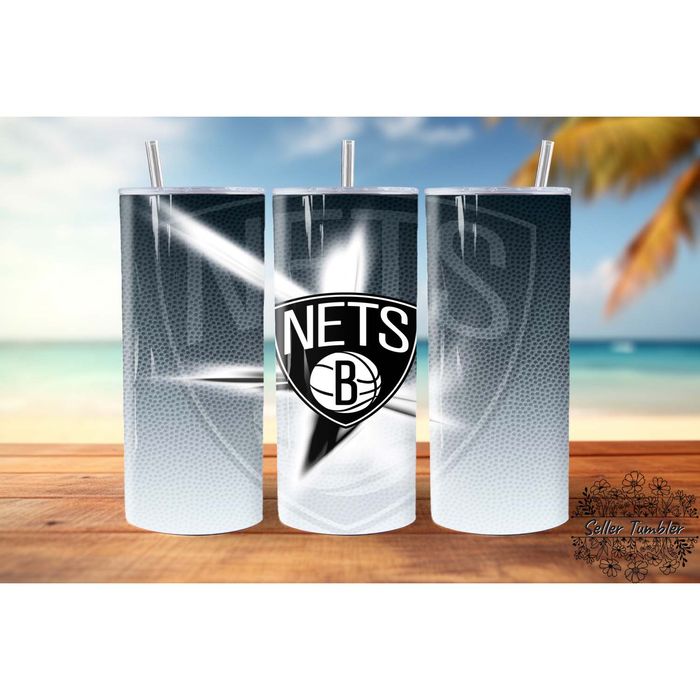 Brooklyn-Nets-Skinny-Tumbler-20oz-SKT1486 Brooklyn Nets Skinny Tumbler 20oz SKT1486
