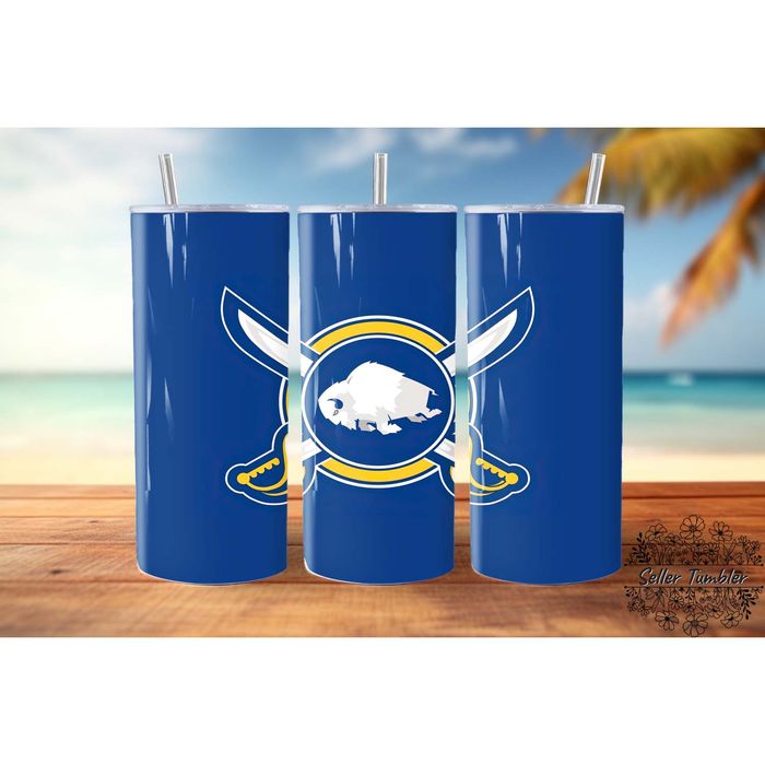 Buffalo-Sabres-Skinny-Tumbler-20oz-SKT1484 Buffalo Sabres Skinny Tumbler 20oz SKT1484
